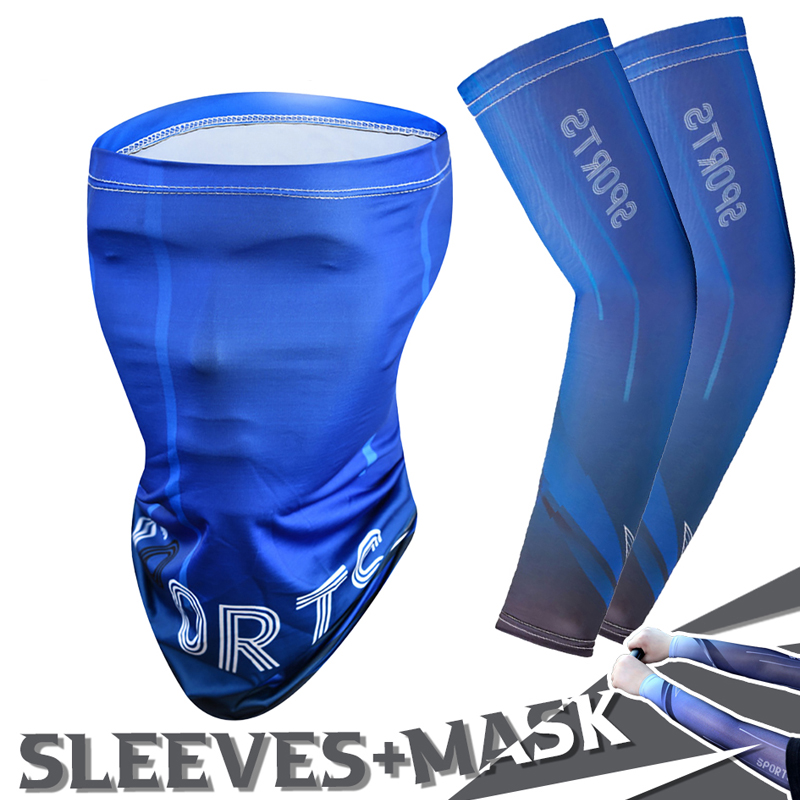 Sports Mask Breathable - 2 adet Set yaz buz ipek