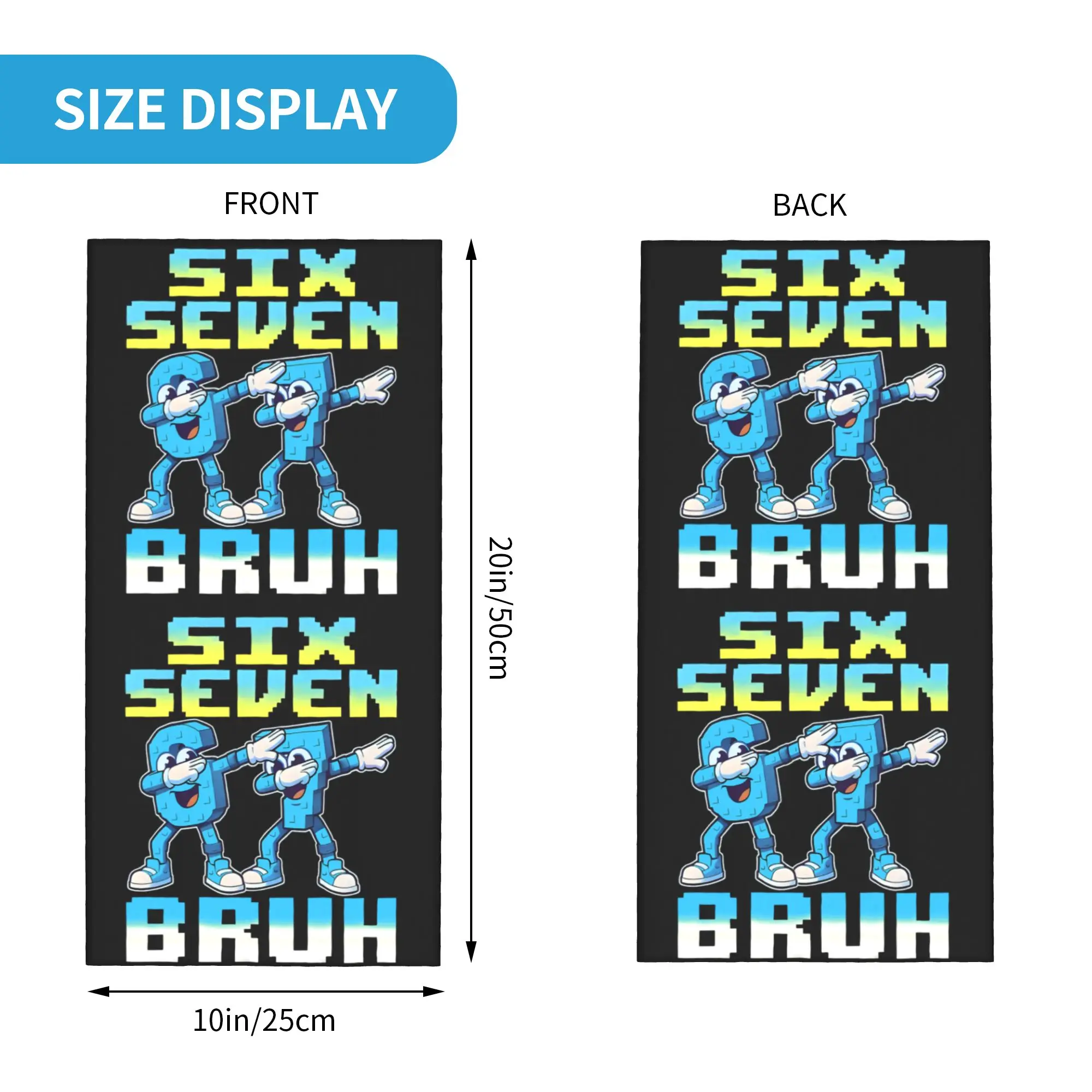 67 Six Seven Meme 6 7 İtalyan  - Neck Gaiter Face Cover incelemesi ve fiyatı